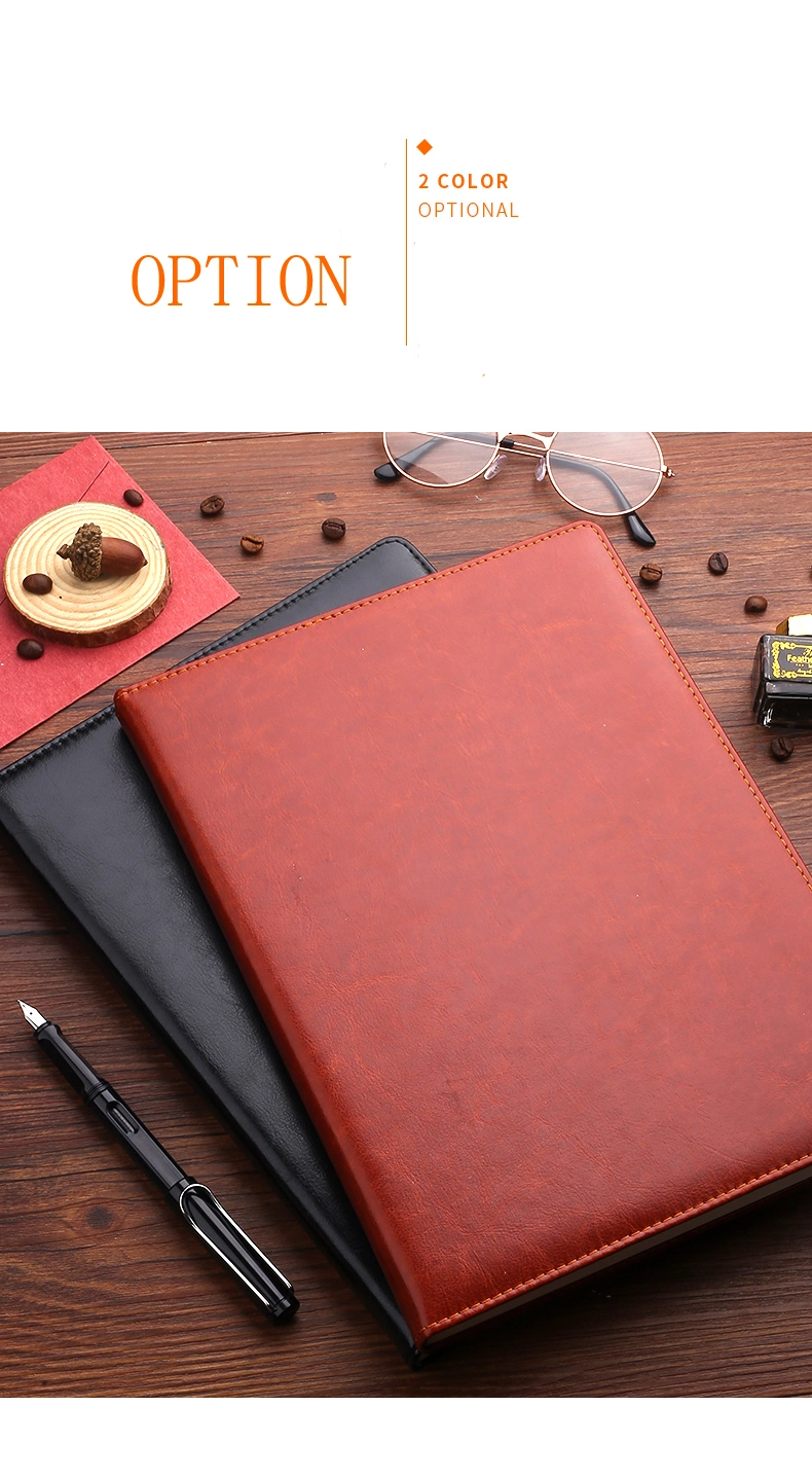 PU Leather Wholesale Customized Personalized Hardcover Blank Notebook A5/A4/B5