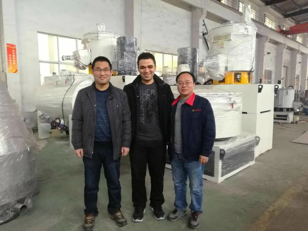 Plastic PVC CaCO3 Powder Material Auto Weighing Dosing Mixing System Auto Feeding System to Extruder