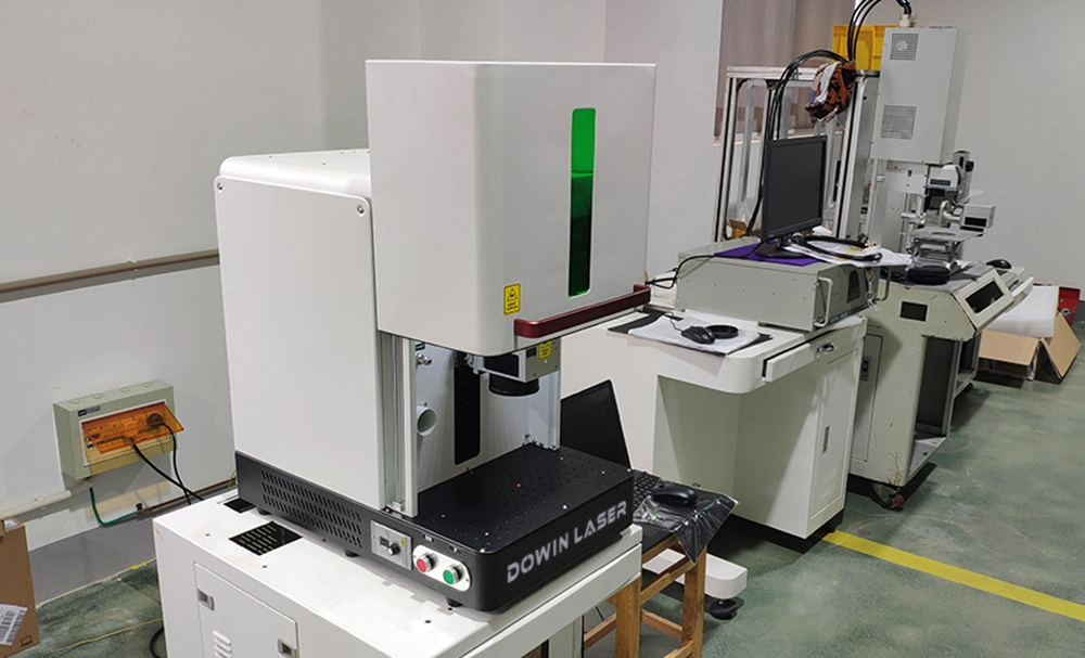 CNC Laser Engraving Cutting Marking Machine for Ring Dog Tag Fiber Laser Cutter