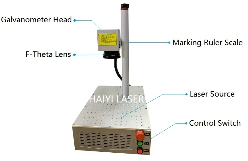 Shampoo Laser Engraving Machine 20W 30W Portable Laser Marking Machine