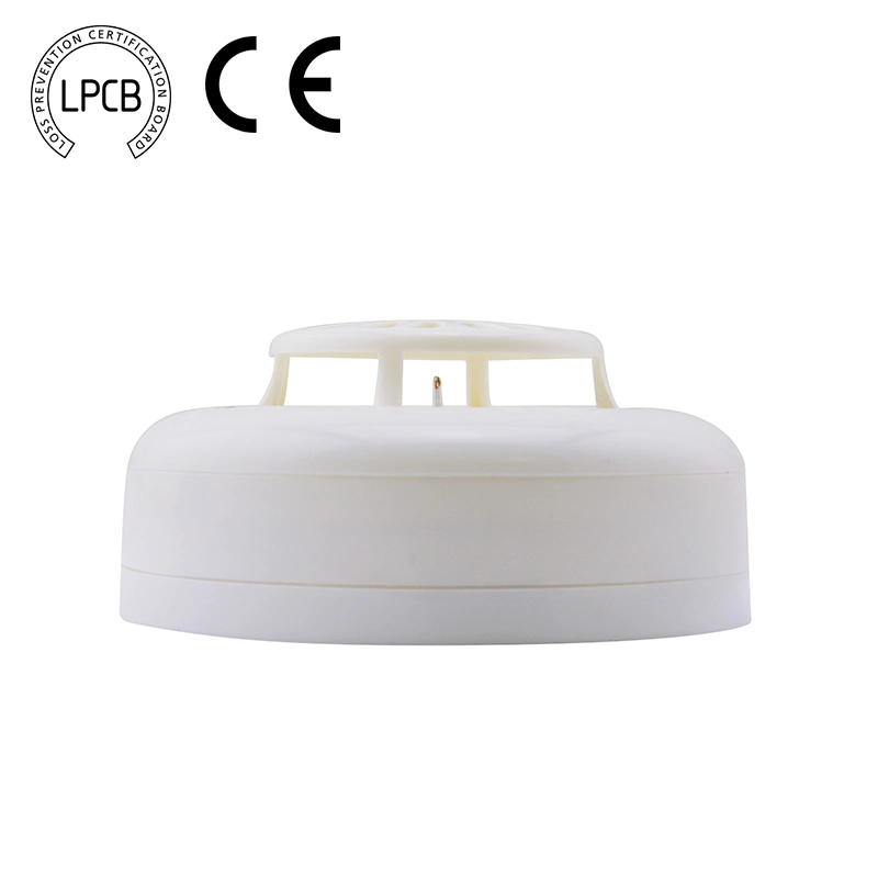 Onventional UK Standard Wire Fix Temperature and Rise of Temperature Heat Detector with LED Indicator