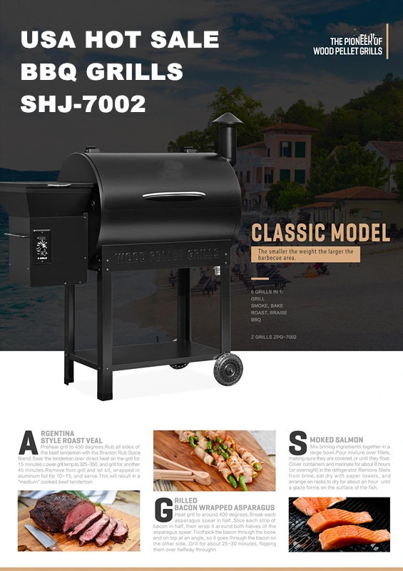 Digital Temperature Control BBQ Grill (SHJ-7002)