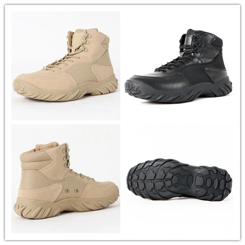 Military Fans Outdoor Mountaineering Shoes as Training Shoes Tactical High Military Shoes Desert Boots