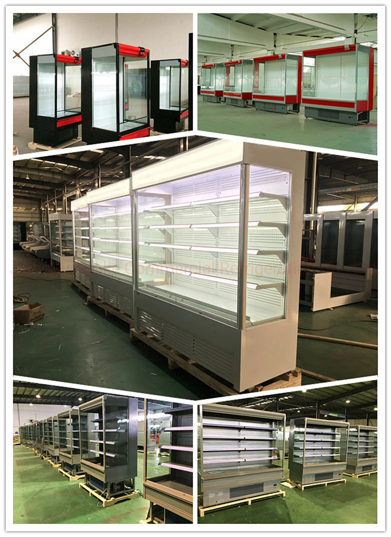 Commercial Big Volume Open Front Plug-in Display Refrigerator with Big Capacity&Dynamic Cooling System