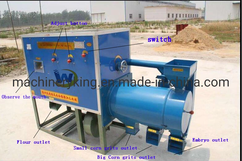 Maize Seeds Bran Removing Peeler / Corn Kernel Skin Peeling Machine / Corn Seed Flour Grinder