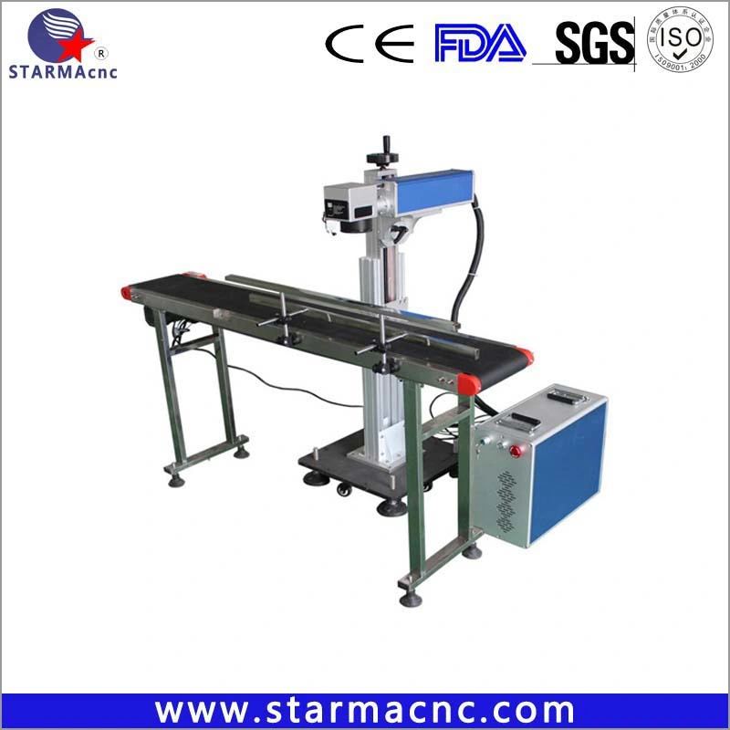 Jinan CNC Flying Fiber Laser Marking Machine From China