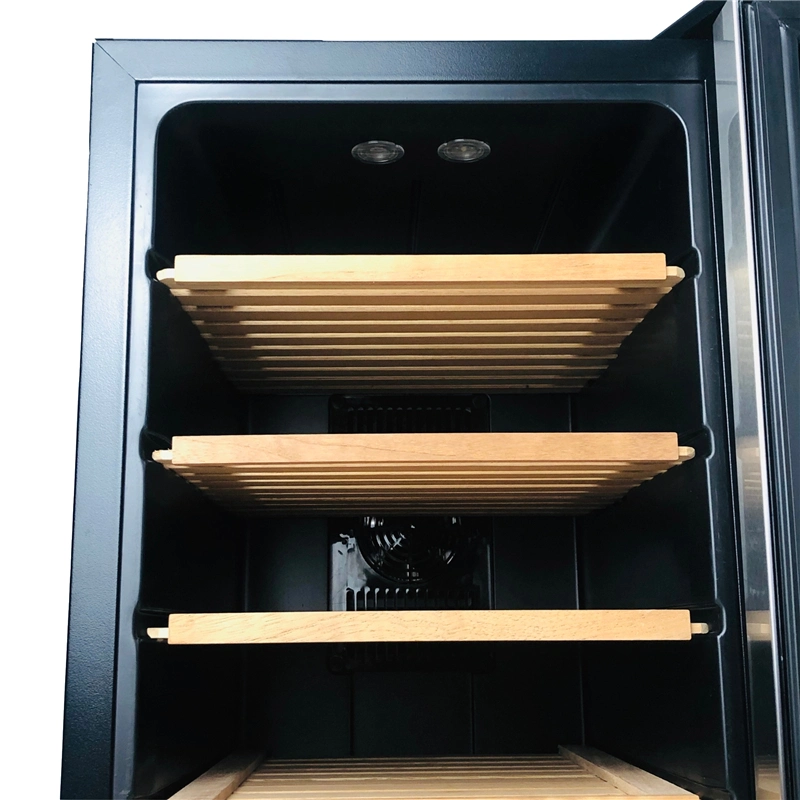 New 50L Spanish Cedar Wood Shelf Digital Temperature Control Cigar Cabinet