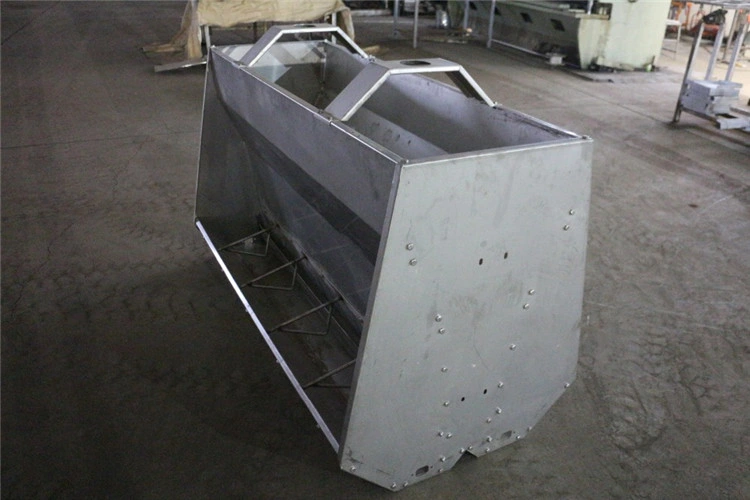 Double Automatic Stainless Steel Pig Finishing Used Feeder Trough