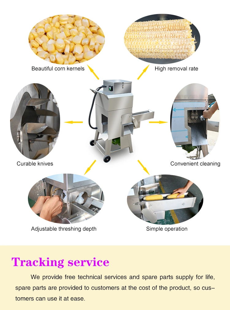 Sweet Corn Thresher Fresh Corn Thresher Corn Stem Separating Machine (TS-W168L)
