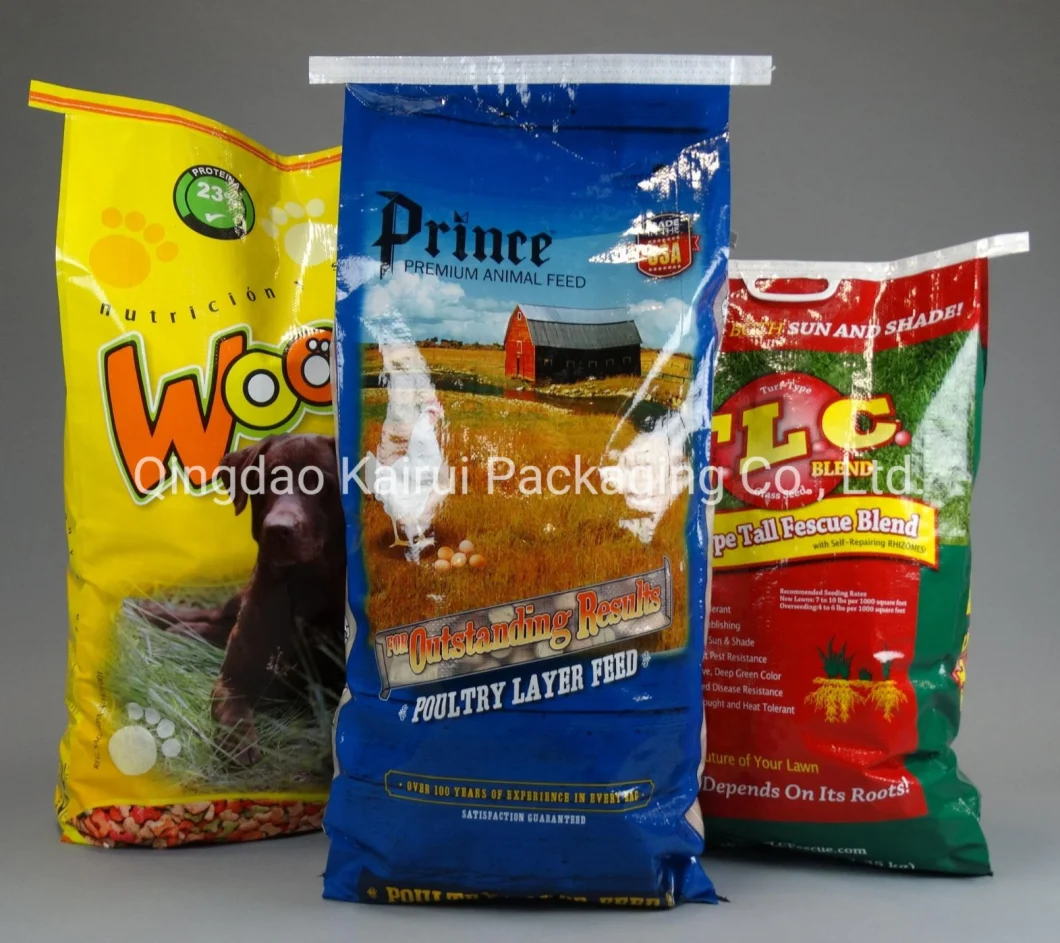 PP Woven Laminated Bag Woven Polypropylene Sack Animal Feed Bag 50kg 40kg 20kg 10kg