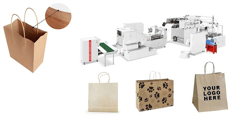 Shopping Carry Semi Automatic Paper Bag Machine Price