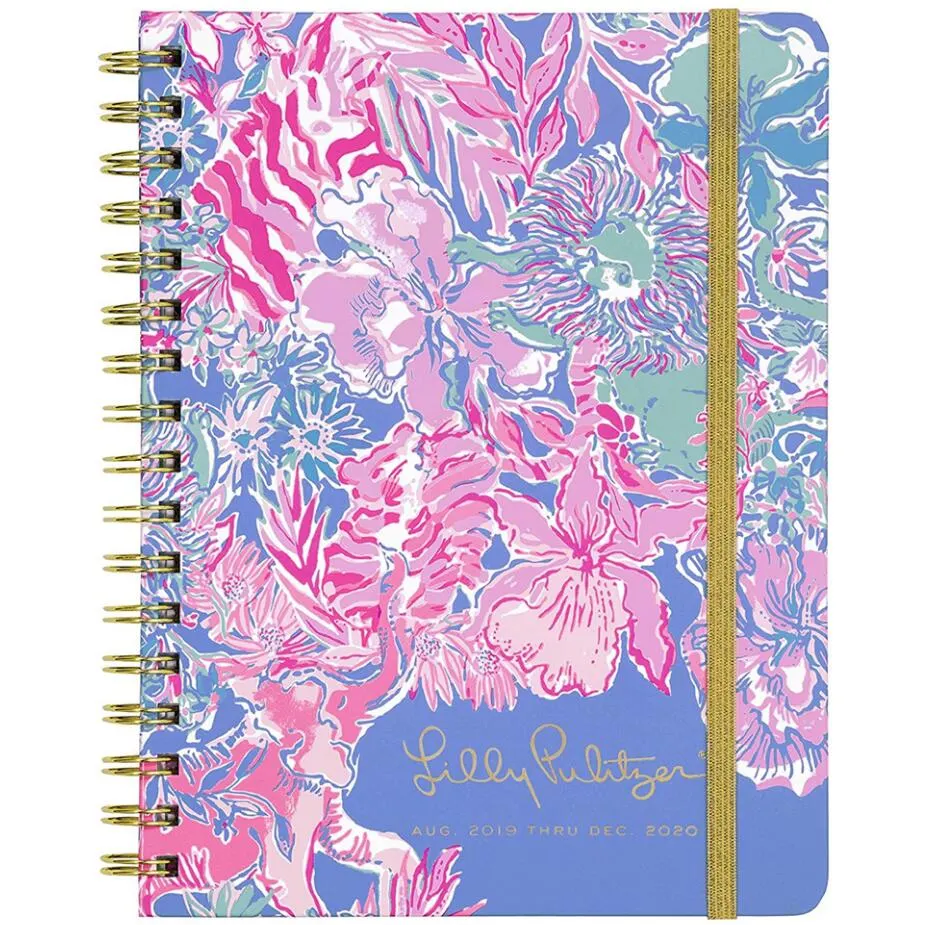 Wholesale Fancy Printing Planner A5 Hard Cover Spiral Bound Notebook