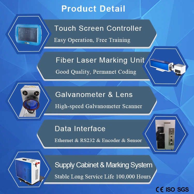 Flying Date Stamp Metal Fiber Laser Markers/ Fiber Laser Printer/ Manufacturer Laser Printer
