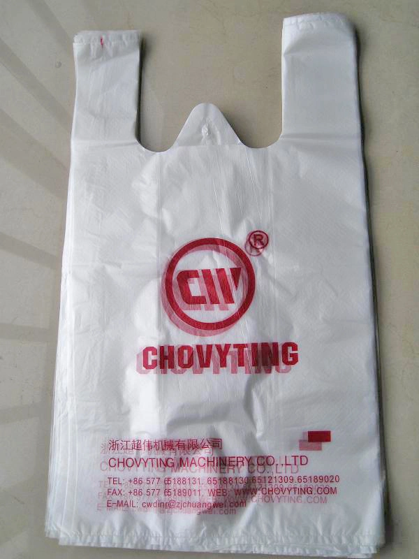 Biodegradable Polythene T-Shirt Vest Carry Bag Making Machine