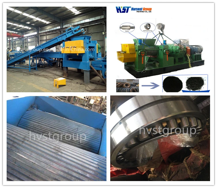 Used Rubber Tire Ring Cutter Machine Rubber Crusher Tyre Processing Line Machine