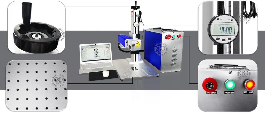 Jewelry Laser Marking Engraving Cutting Machine for Gold