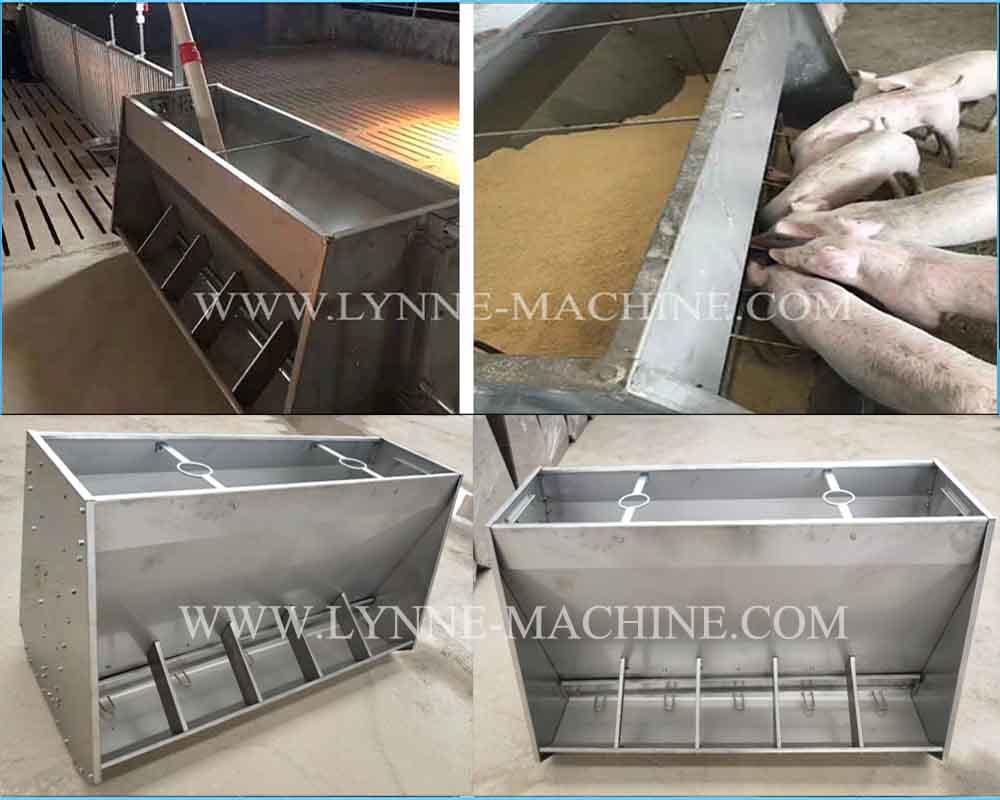 Double Side Stainless Steel Best Feed Tank for Pig Sow