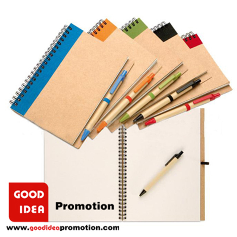 Spiral Notebook with Sticker, Notesticker, Sticker Pad, Notepad, Promotional Gift Notebook with Sticker
