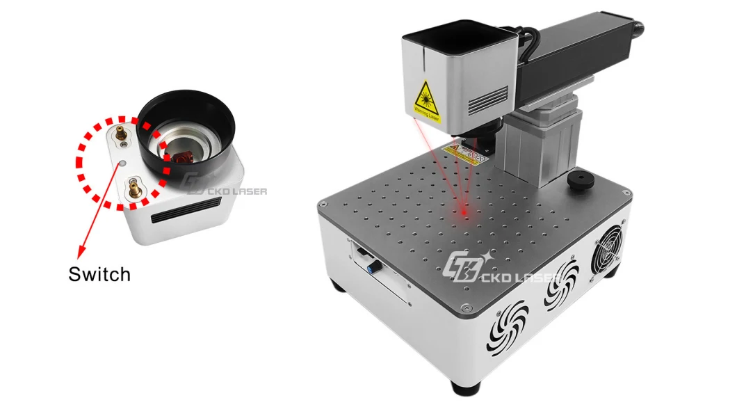 22kg Portable Laser Marking Machine for Computer Car Parts