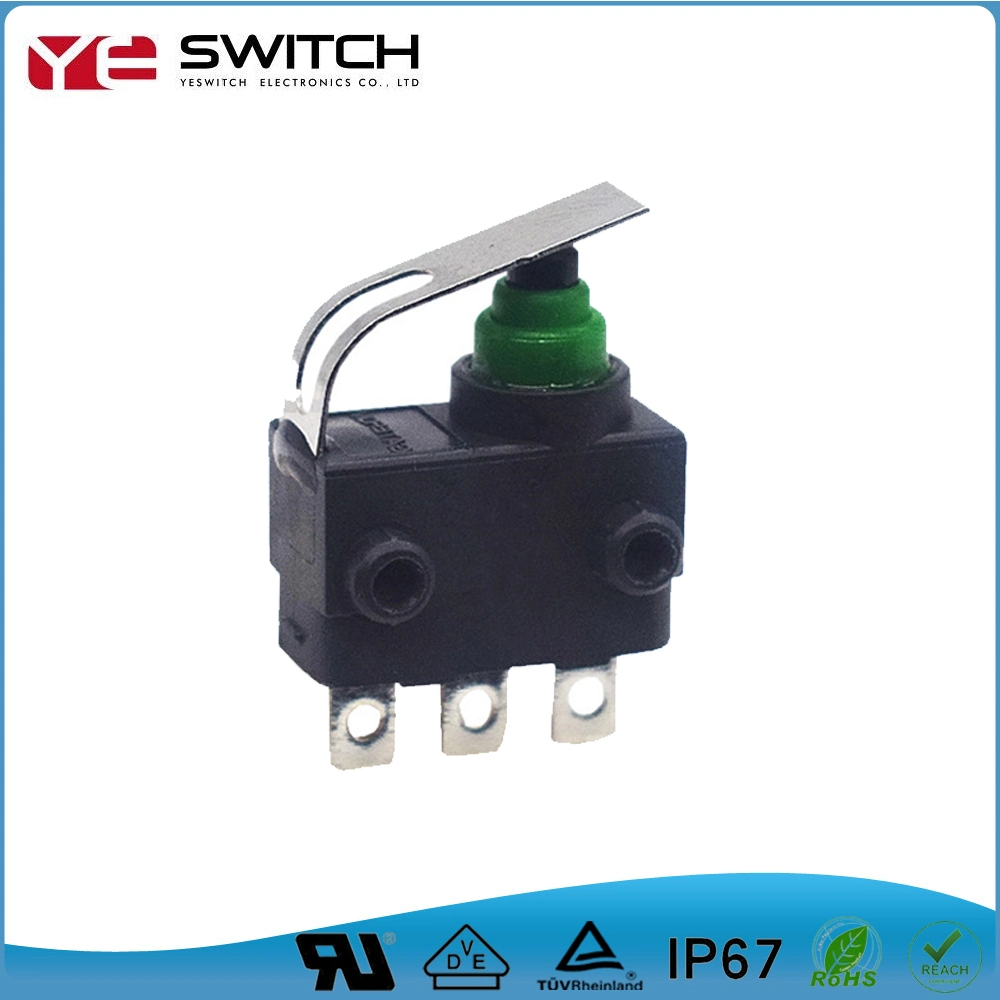 Normally Close Golden Plated Push Button Micro Switch with UL Certificates