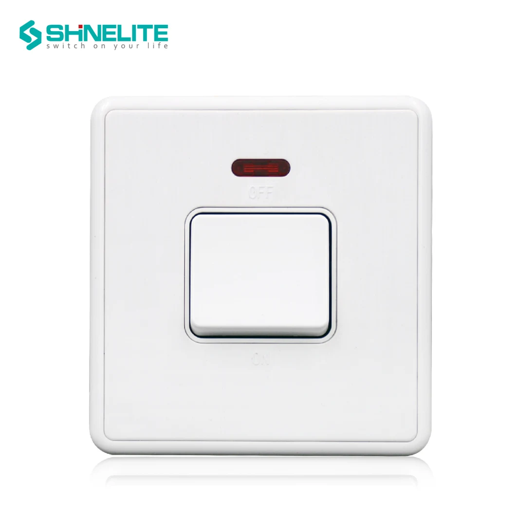 New Design 10A Maximized Button Light Switch with Ce