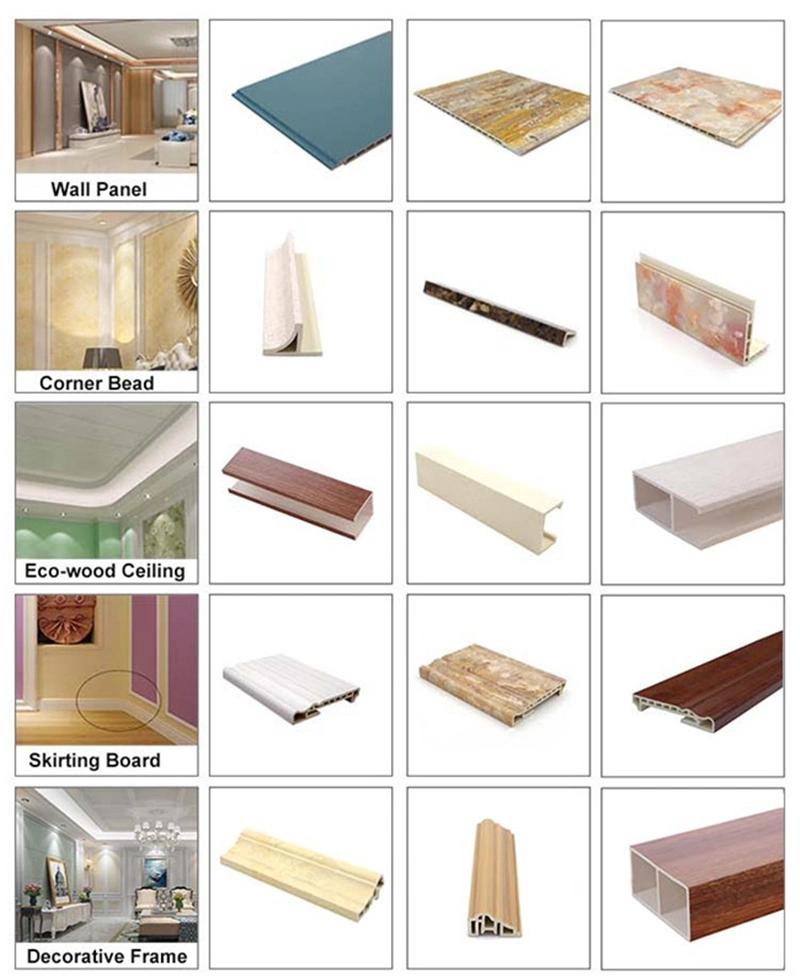 Ecological Wood PVC Ceiling Panels, PVC Decorative Ceiling Tiles / Tube / Strip