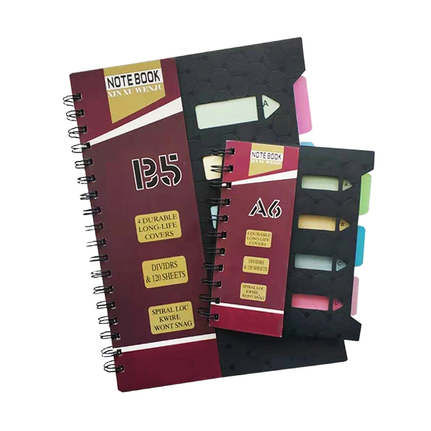 Promotional Wholesale Cheap Spiral Paper Notebooks Custom Print for Student
