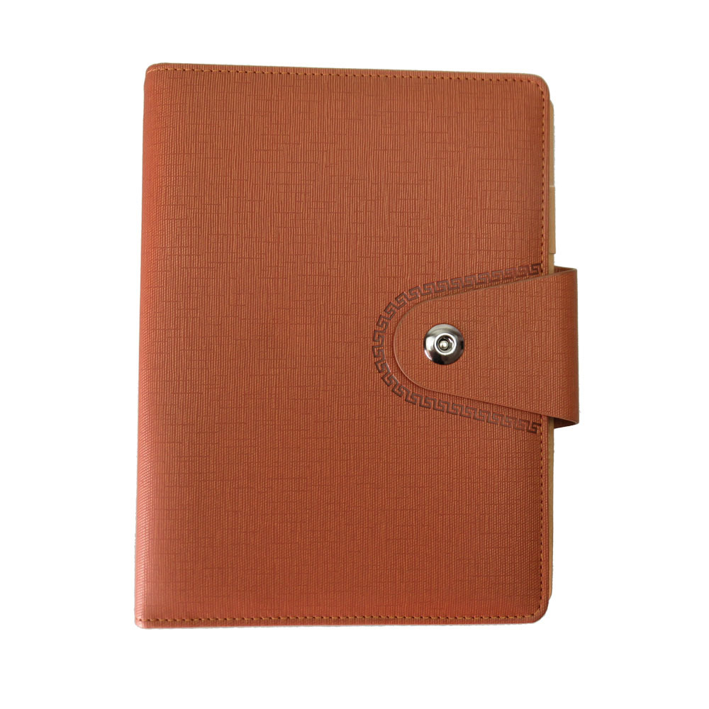 Custom Printed Business Loose-Leaf Leather A5 Notebook
