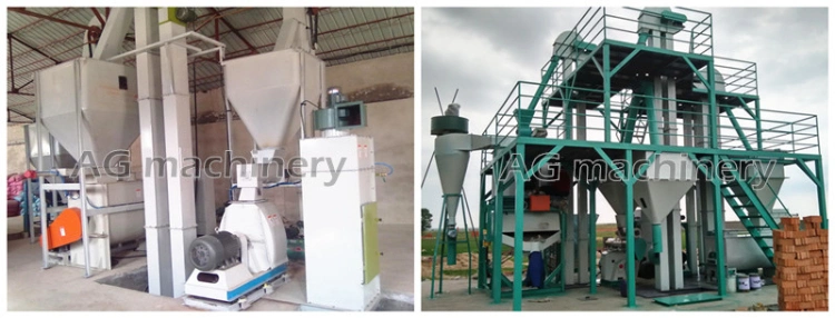 Cattle Chicken Pig Feed Manufacturing Machinery Poultry Feed Production Line Livestock Feed Plant