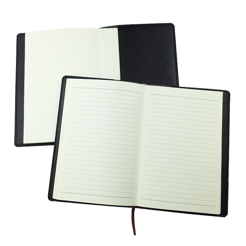 Edge Printing Golden A5 Diary Soft Cover Lined Page PU Leather Notebook with Elastic Band