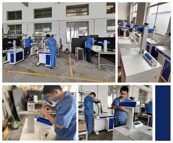 20W Fiber Stainless Steel Color Laser Marking Machine for Sales