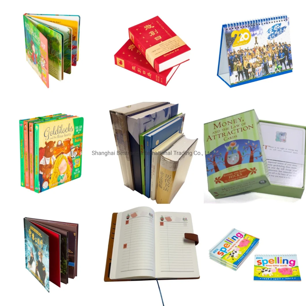 Best Book printing service Hardcover Paperback Notebook Children book