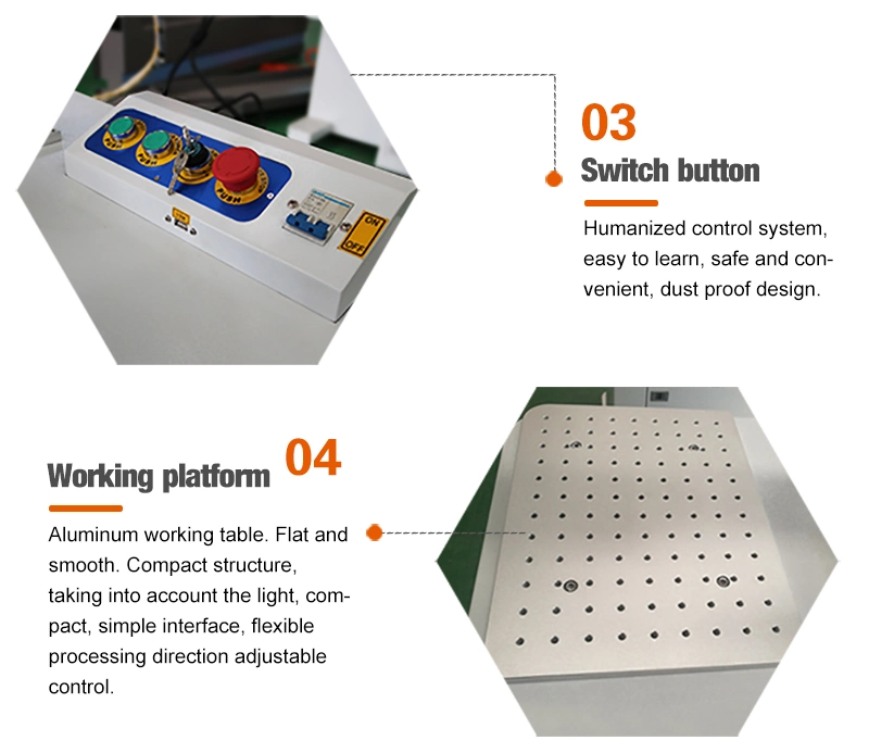 100W Fiber Laser Marking Engraving Machine Laser Equipment for Metal