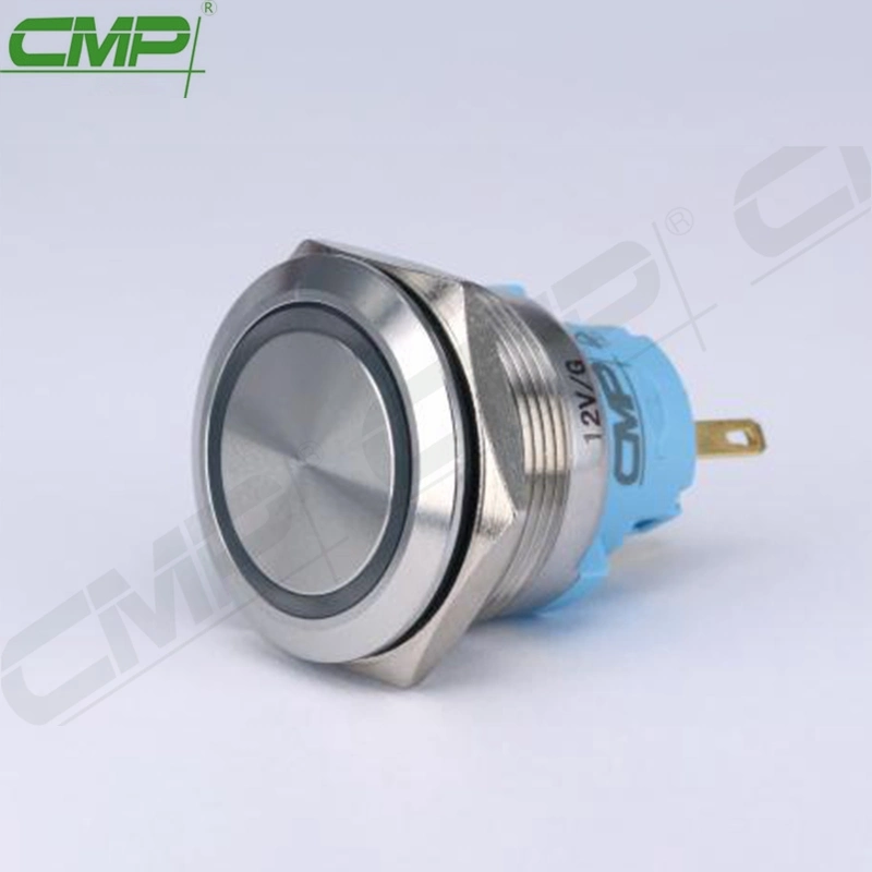 Push Button Switch 25mm Dia Momentary or Latching Switch Doorbell Button