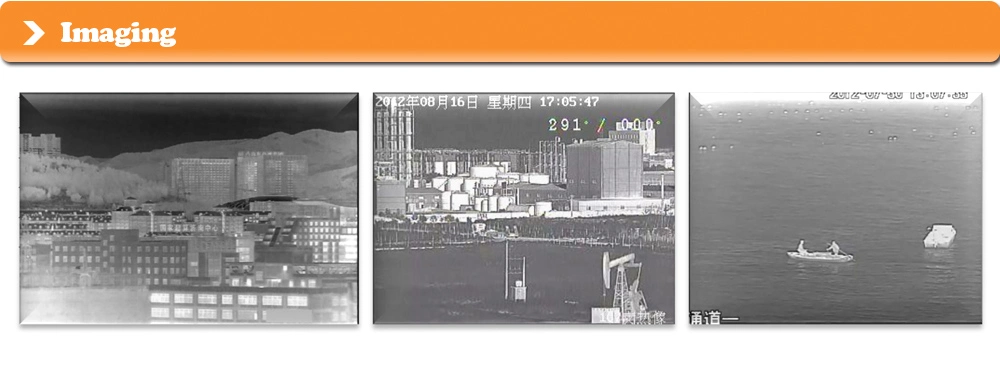 Infrared Dual Sensor PTZ Thermal CCTV Camera for 15km Surveillance