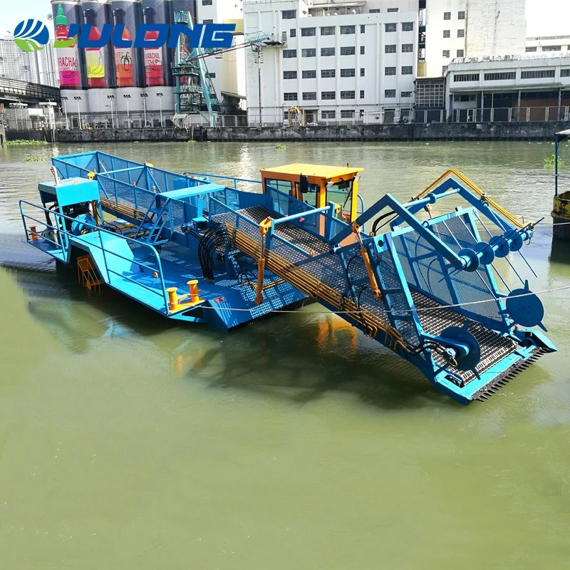 Water Weed Small Harvester Boat/Aquatic Trash Skimmer/Water Hyacinth Removal Machine