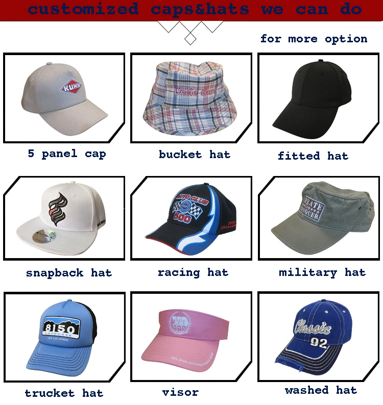100% Cotton Fashion European Style Flat-Top Cap/Military Style Outdoor Baseball Trucker Hat Cap