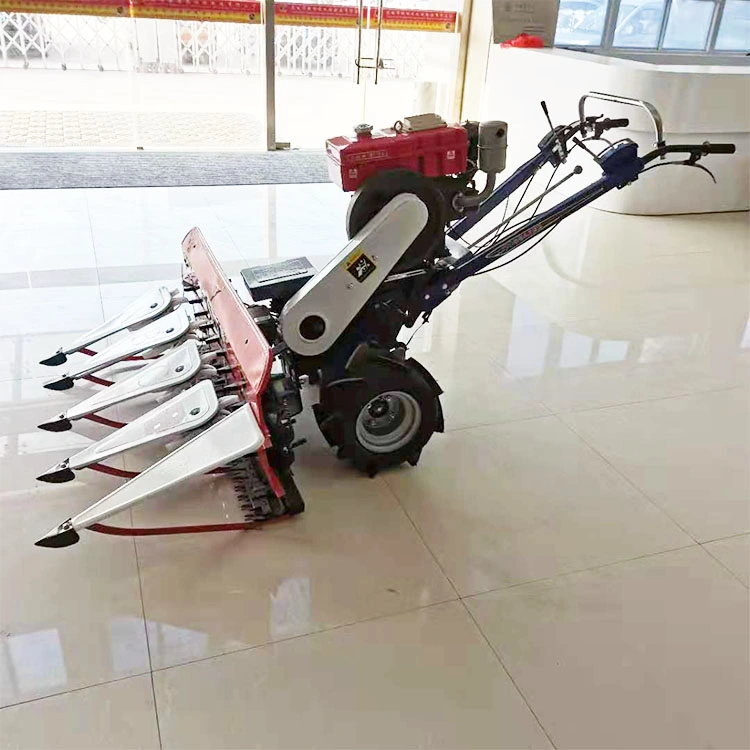 Mini Harvester Machine Rice and Wheat Reaper Binder Combine Harvester for Sale