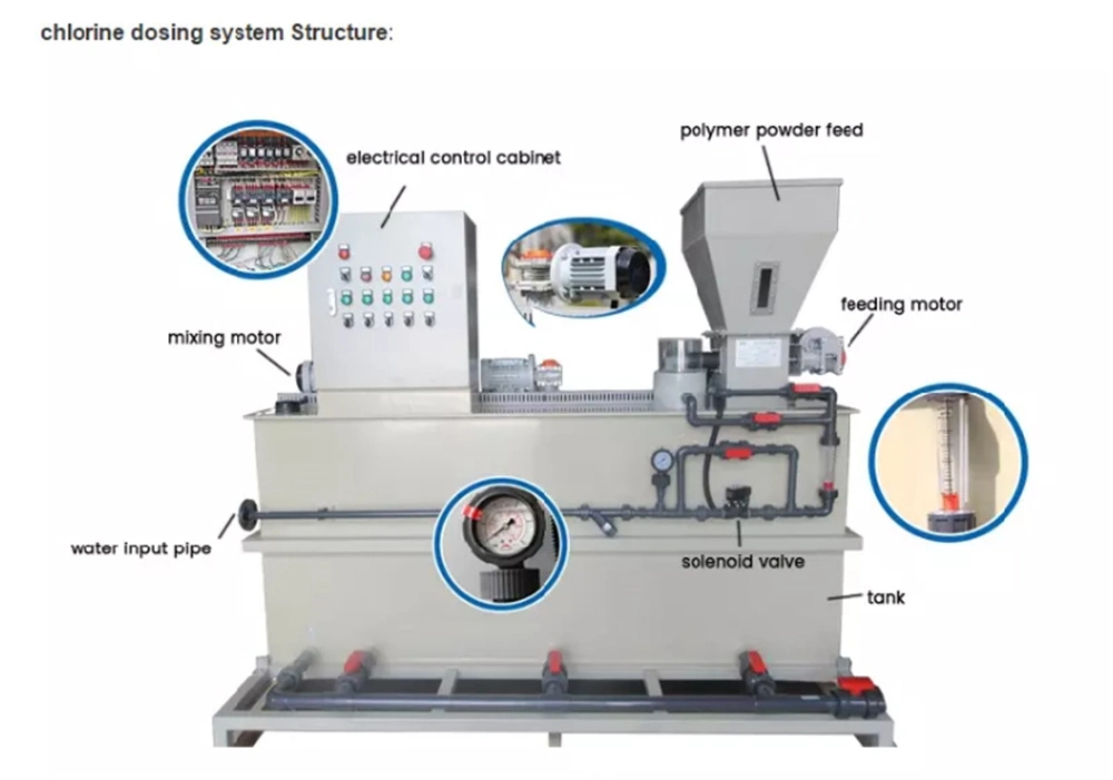 Chemical Polymer Feeding Machine Dosing System for Pig Manure Sewage Disposal