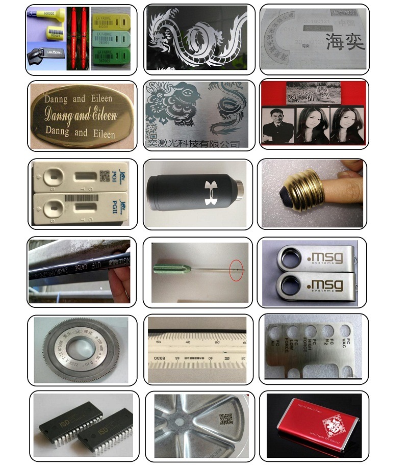 Portable Laser Marking Machine Stainless Steel Aluminum Plastic Automatic Engraving Machine