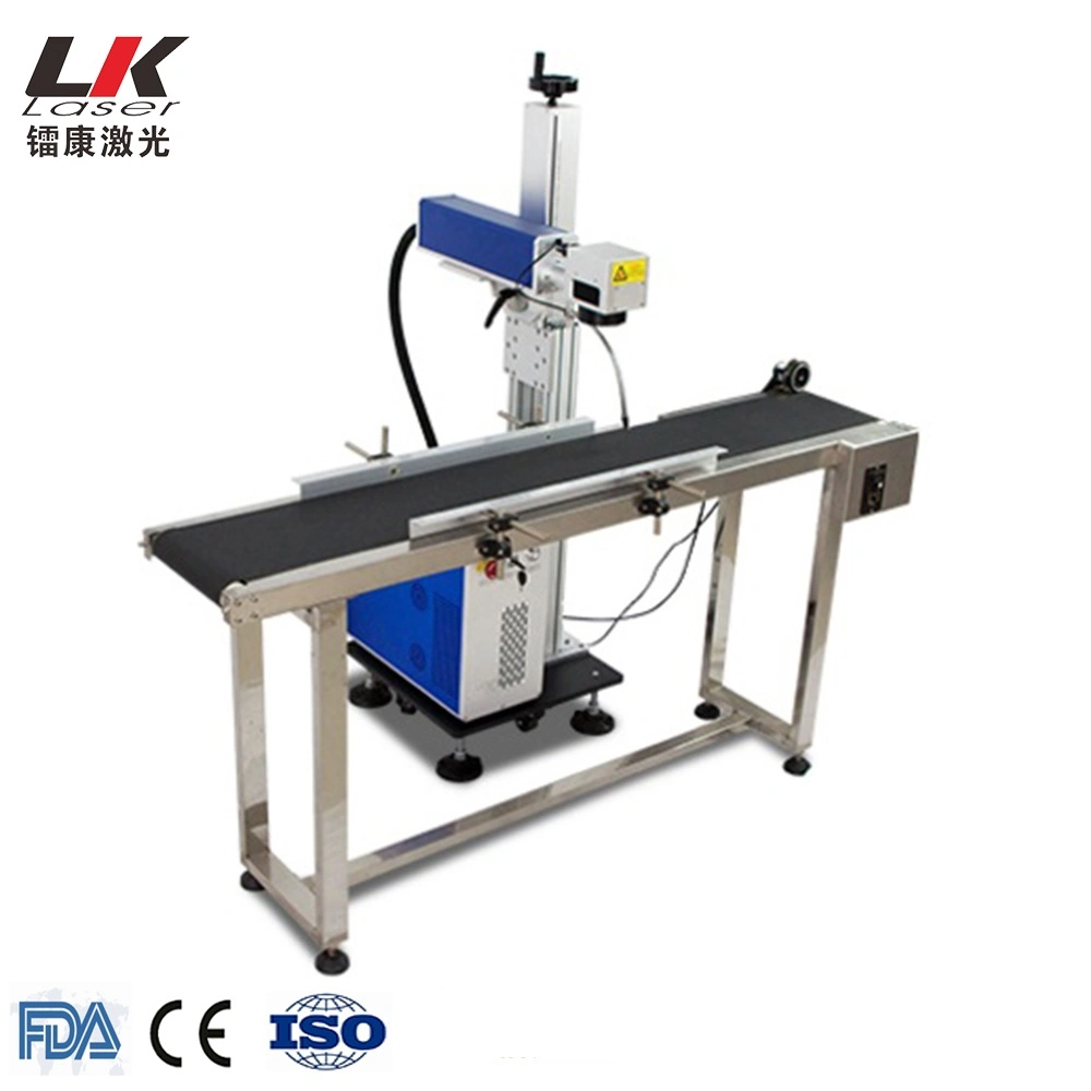 Movable High Speed Laser Marking Machine on Plastic Pipe Automatic Laser Marking Equipment