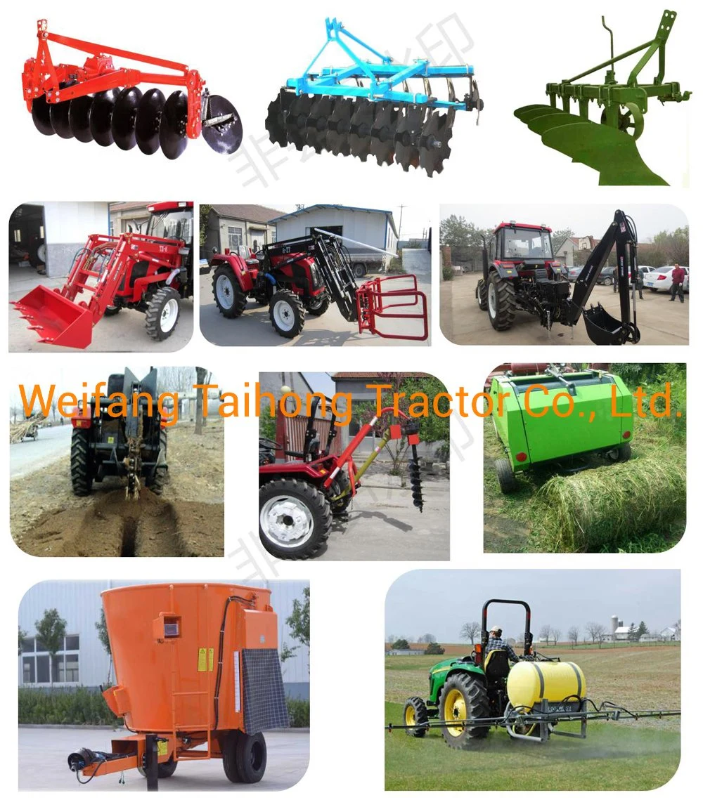 Made in China 4WD 35HP Small Farm Tractor, Mini Tractor, Garden Tractor, Lawn Tractors