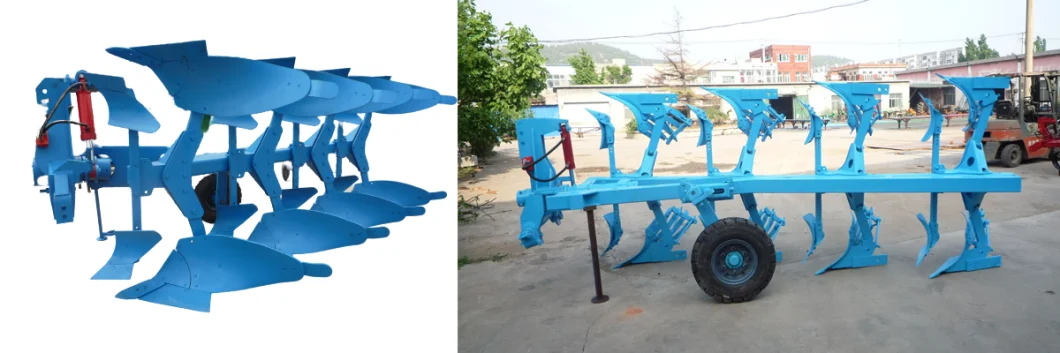 Blue 4 Share Plow High Quality Plow Agricultural Furrow Plough for Tractor Hanging