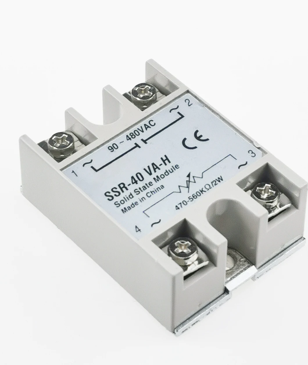 SSR-40da Solid State Relay, CE Proved Solid State Relay, 24-380VAC Single Solid State Relay, ISO9001 Passed Solid State Relay