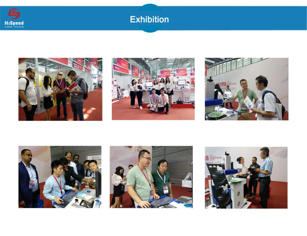 Hispeed Color Laser Marking Machine Computer Control Fiber Laser Engraving System
