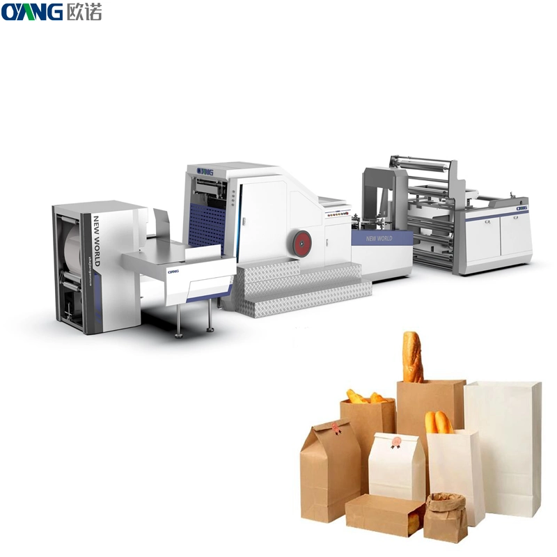 High Speed Automatic Paper Bag Making Machine for Package