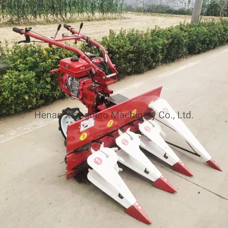 Small Hand-Held Self-Propelled Rice Wheat Sesame Soybean Mini Grain Harvester