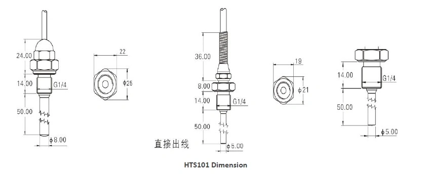 Top Quality High Performance Temperature Sensor for Boiler Water