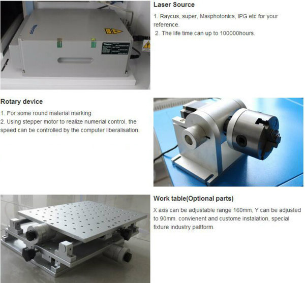 High Speed Metal Marking Machine Fiber Laser Marking Price