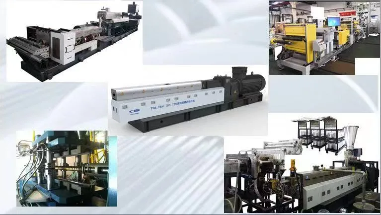 High Torque Twin Screw Extruder Tsb-115 with Material Multi-Feeding System